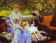 James Tissot Quiet oil on canvas